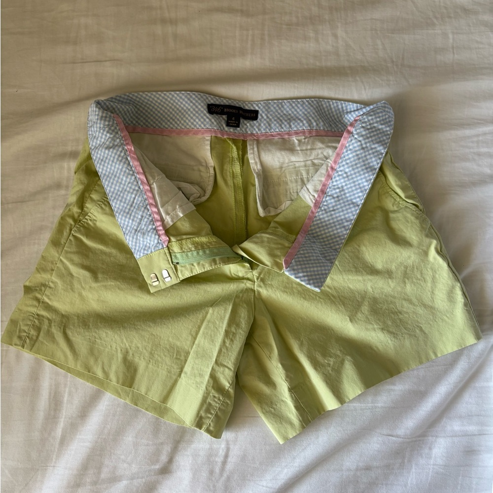 Brooks Brothers Light Yellow Women's Shorts